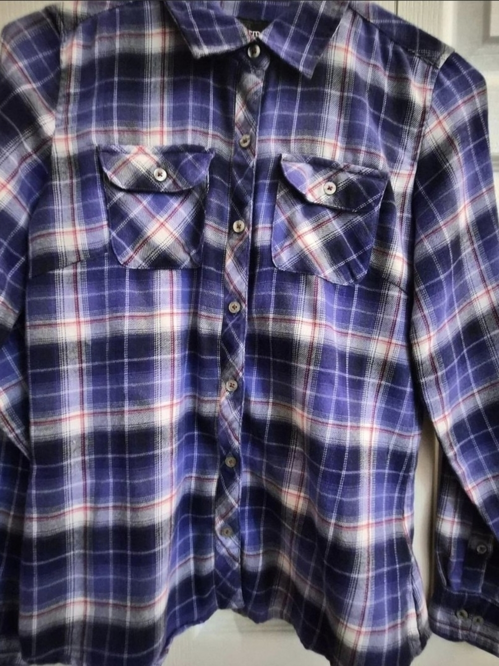 Marmot Purple Plaid Button-Down Shirt